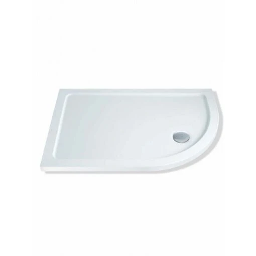 MX Elements 1000 X 800mm Offset Quad Right Shower Tray & Waste