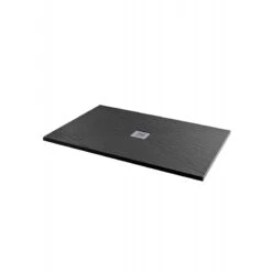 MX Minerals 1700 X 900mm Rectangular Shower Tray Jet Black