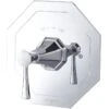 Perrin & Rowe Deco Lever Concealed Mixer Without Flow Control Nickel -Bathroom Shower Shop perrin rowe 5157ni