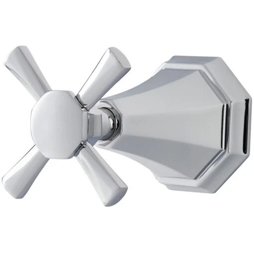 Perrin & Rowe Deco Crosstop 4 Way Concealed Diverter Nickel