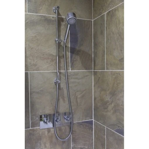 Perrin & Rowe Sliding Rail With Lever Shut-Off Nickel - Image 3