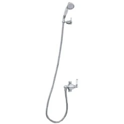 Perrin & Rowe Riser Diverter, Handshower & Hose Set Nickel
