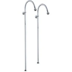 Perrin & Rowe Hook Riser 1000mm Pewter