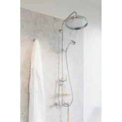 Perrin & Rowe Fixed Riser 800 X 400mm Gold -Bathroom Shower Shop perrin rowe 5393ig 4