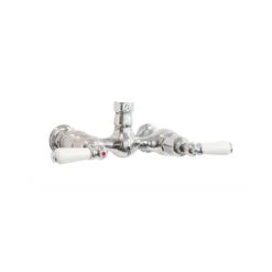 Perrin & Rowe 2 Handle Lever Shower Mixer With Up Outlet Gold