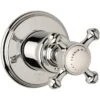 Perrin & Rowe Georgian Crosstop 3 Way Diverter Pewter -Bathroom Shower Shop perrin rowe 5743pf