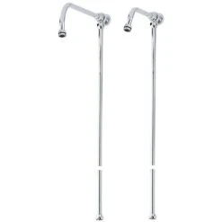 Perrin & Rowe Split Risers 800mm For Riser Diverter Pewter