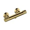 RAK Amalfi Thermostatic Bar Shower Valve Brushed Gold -Bathroom Shower Shop rak rakama3303g