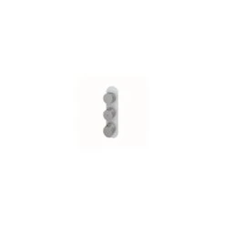 RAK Feeling Round Dual Outlet Thermostatic Shower Valve White