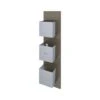 RAK Feeling Square Dual Outlet Concealed Shower Valve Cappuccino -Bathroom Shower Shop rak rakfsv2514s