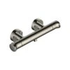 RAK Round Thermostatic Bar Shower Valve Brushed Nickel -Bathroom Shower Shop rak rakita3303n