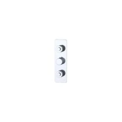RAK Prima Tech Dual Outlet Shower With Back Plate (Vertical)