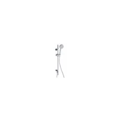 RAK Square Slide Rail Kit With 3 Function Head & Wall Outlet Chrome