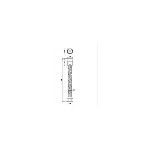 RAK 1.5m Stainless Steel Shower Hose - Image 2