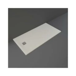 RAK Feeling Rectangular Shower Tray 1600x800mm Solid Greige