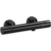 Roca T 1000 Thermostatic Wall Shower Mixer Titanium Black -Bathroom Shower Shop roca 5a1409cn0