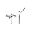 Roca Loft Wall-Mounted Shower Mixer With Hose, Handset & Bracket -Bathroom Shower Shop roca 5a2043c00