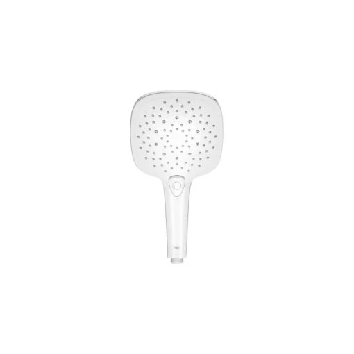 Roca Plenum Square Handset 140mm Chrome & White - Image 2