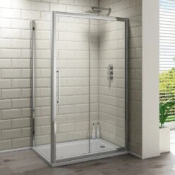 Synergy Vodas 8 Framed 1200 Sliding Shower Door -Bathroom Shower Shop synergy sy vod32 2