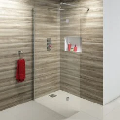 Synergy Vodas 10 900 X 2000mm Clear Wetroom Panel