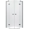 Synergy Vodas 8 Stella Black 1000mm Quadrant Hinged Enclosure -Bathroom Shower Shop synergy sy vod86