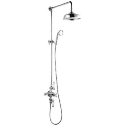 Synergy Henbury Dual Head Wall Mounted Rigid Riser Shower