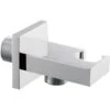 Synergy Square Wall Outlet Bracket -Bathroom Shower Shop synergy sy whh02