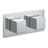 Vado Notion 2 Outlet 2 Handle Thermostatic Valve With All-Flow -Bathroom Shower Shop vado tab 1482 h not cp