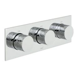 Vado Omika 2 Outlet 2 Handle Thermostatic Valve With All-Flow