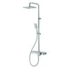 Vema Bar Shower With Integrated Shelf White/Chrome -Bathroom Shower Shop vema dicm0460